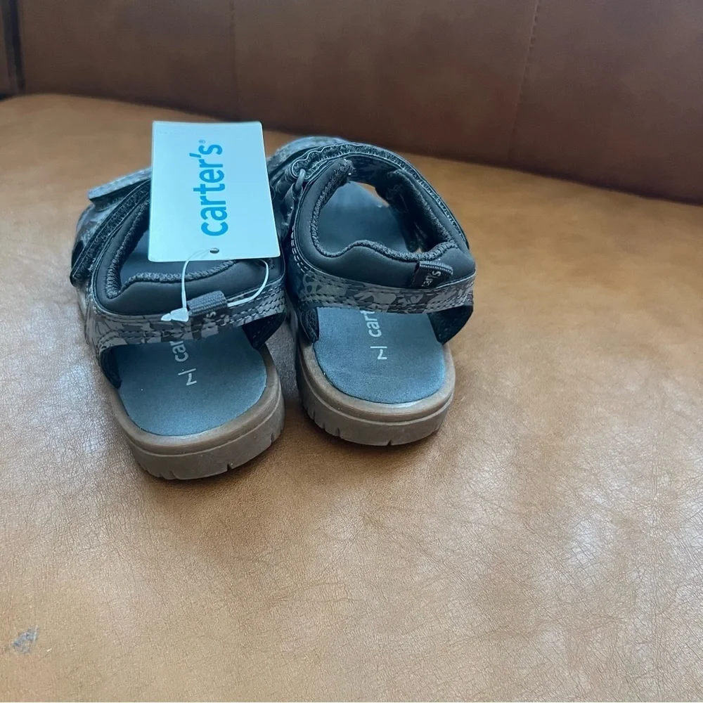 Carter's Gabriel Toddler Boys' Sz 7M Sandals Kids Camouflage Sandals NWT
